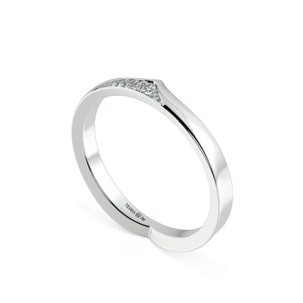 Women's Modern Wedding Ring NCF2037 2